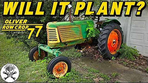 Can we Farm with an ABANDONED Tractor?? PLANTING THE CORN!