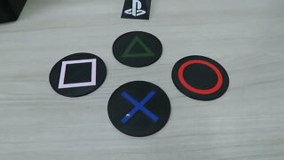 Porta Copos com Suporte PlayStation - Impressão 3D