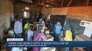 WATCH: Union Public Schools senior gets books to children in Uganda