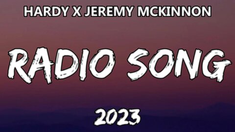🔴 HARDY X Jeremy McKinnon - RADIO SONG (Lyrics)