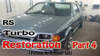 S2 RS Turbo Restoration part 4 (Fitting N/S inner sill)