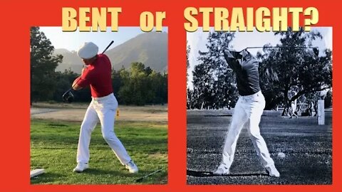 Hogan Straight Leg Backswing