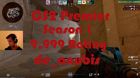 CS2 Premier Matchmaking - Season 1 - 9,999 Rating - de_anubis