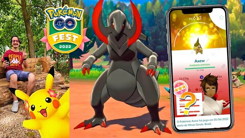 ZEREI a GO Fest 2022! Axew Shiny, Troca SORTUDA e mais de 30 SHINIES! Pokémon GO