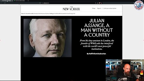 Julian Assange, a Man Without a Country by Raffi Khatchadourian (2017)