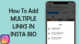 How to Add Multiple Links to Ig Bio