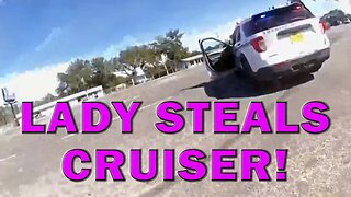 Lady Takes Off With Cop’s Cruiser Then Causes Deadly Crash On Video - LEO Round Table S09E26