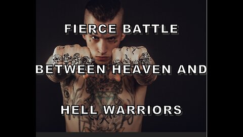 Fierce battle between heaven and hell warriors