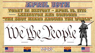 MCRC CELEBRATES PATRIOT DAY APRIL 19 1775