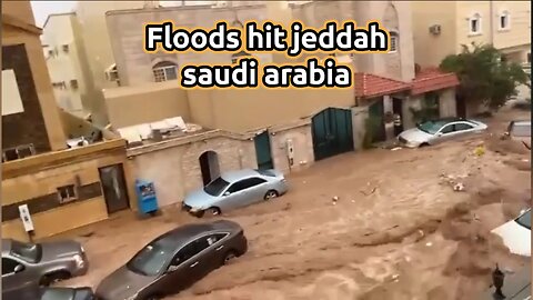 Floods hit jeddah saudi arabia november. 24. 2022