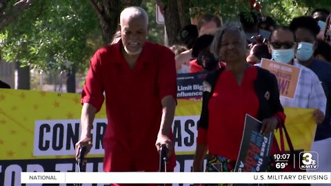 Local organizations come together for voting rights march