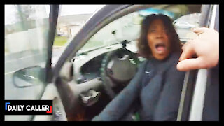 BODYCAM: Woman Refuses To Get Out Of The Car During Arrest