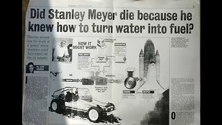 Did Stanley Meyer die because he knew how to turn water into fuel?