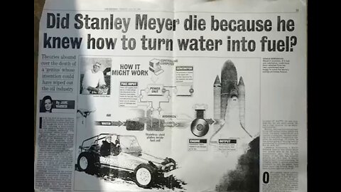 Did Stanley Meyer die because he knew how to turn water into fuel?