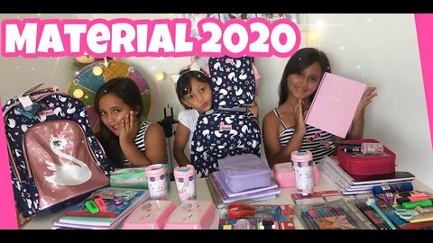 MATERIAL ESCOLAR 2020 - 3 irmãs demais