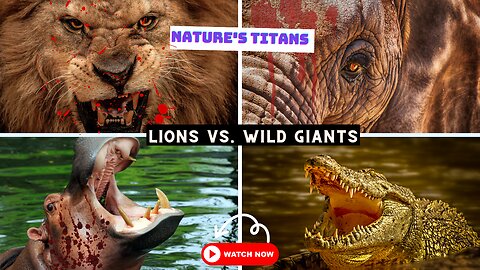 "Clash of Titans: Lions vs. Wild Giants - Epic Battles Unfold!"