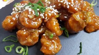Chinese Honey Glazed Prawns