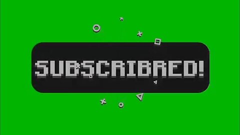 Green Screen Subscribe Button Animation