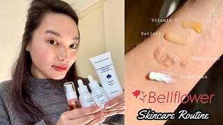 Bellflower Serums and Sunscreen Skincare Routine