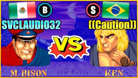 Street Fighter II': Champion Edition (SVCLAUDIO32 Vs. ((Caution))) [Mexico Vs. Brazil]