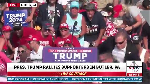 Shots FIRED at Trump Rally