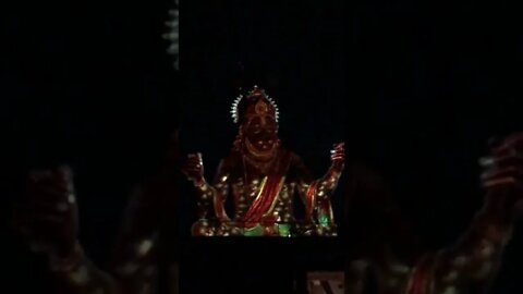 LASER SHOW _ Pitreshwar hanuman temple Indore _ Biggest statue of Shri Hanuman _ Hanuma Chalisa.