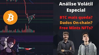 Análise Volátil Especial - Mias queda para o BTC? Ft. Amyn Panssãni