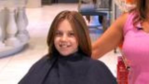 Kids' Long, Layered Haircut