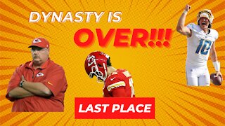The Kansas City Chief's Reign is OVER!