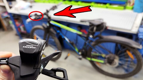 Bike shifter replacement. Bicycle front derailleur adjustment. | DIY