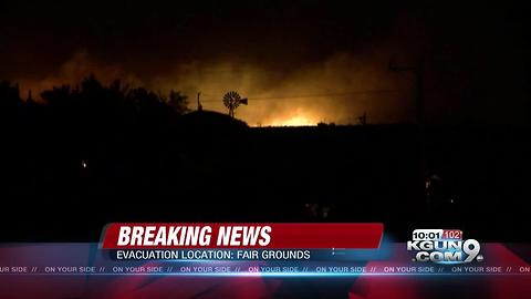 Encino Fire forces evacuations in Sonoita