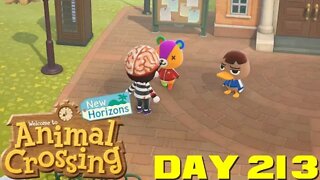 Animal Crossing: New Horizons Day 213 - Nintendo Switch Gameplay 😎Benjamillion