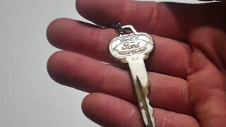 Vintage Ford Mustang Real Key Necklace #shorts , #fyp