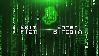 Exit Fiat, Enter Bitcoin - A Matrix Meme 🏦🔫😎👩‍💻
