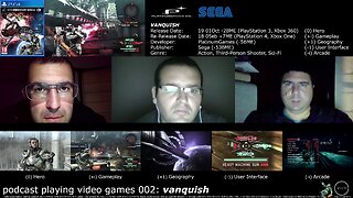 podcast playing games 002: vanquish