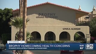 Parent concerned after kids fall ill after Brophy's homecoming