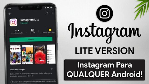 O NOVO INSTAGRAM LITE DE APENAS 2MB! | INSTAGRAM LITE OFICIAL PARA CELULAR FRACO!