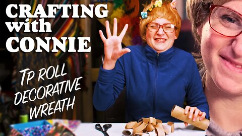 S2E6 - Crafting a TP Roll Decorative Holiday Wreath