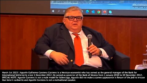 Central Bank Digital Currencies | "We Know That We Can Construct a CBDC System Which Is a Mapping of An Individual to an Account. That Is Essential. We Cannot Exist Without That." - Agustín Guillermo Carstens (GM of BIS) - March 1st 2023