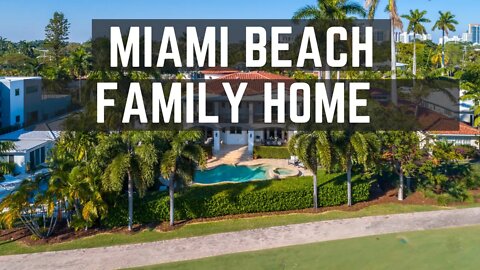 Miami Beach Family Home By Golf Course