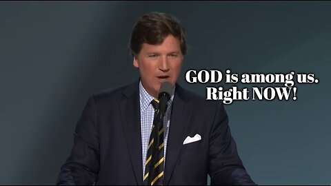 Tucker Carlson Praises GOD & Trump at RNC Convention