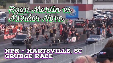 Street Outlaws 2021 No Prep Kings - Hartsville, SC: Grudge Race, Ryan Martin vs Murder Nova