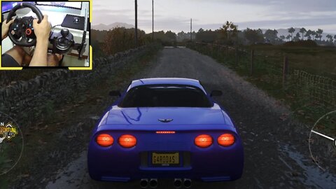 CHEVROLET CORVETTE Z06 Forza Horizon 4 gameplay Logitech g29