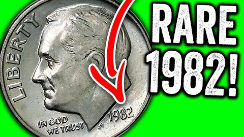 EXPENSIVE 1982 DIMES WORTH MONEY - RARE DIME COINS TO LOOK FOR IN POCKET CHANGE!!