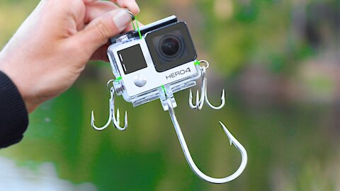 World's FIRST GOPRO FISHING LURE (Actually works!)