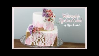 CopyCat Recipes Boho Watercolor Cake cooking recipe food recipe Healthy recipes