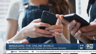Non-profit teaches teens to better deal with social media pressures
