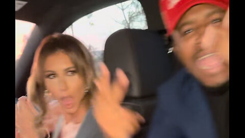 Me and Trumps Lawyer Alina Habba jamming in the car! The media won’t like this.