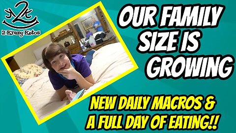 We're expecting.., | Keto full day of eating | New macros for the week