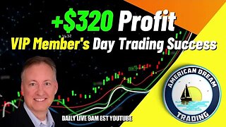 Achieving Profit Milestones - VIP Member's +$320 Profit In Day Trading